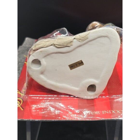 Vtg Caldor Share the Joy Village Accessorie Plant Sale Stand Man Woman Child New - Picture 6 of 9